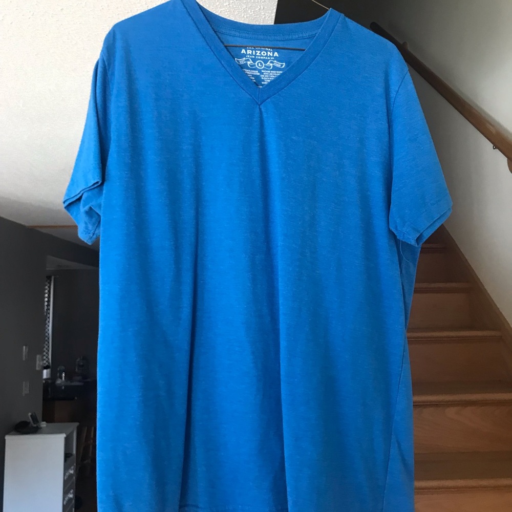 Blue V-Neck